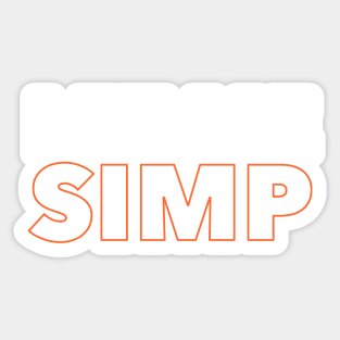 Let Me Simp Sticker